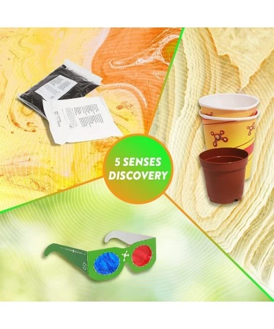 5 Senses Discovery Lab Science Kit | STEM Toys and Gifts for Educational and Fun Experiments for Families and Children Ages 8...