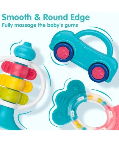 Baby Toys 0-6 Months - 12pcs Baby Rattles Teething Toys Set Infant Toys 3-6 Months Sensory Teether Toys for Babies 0 3 6 9 12...