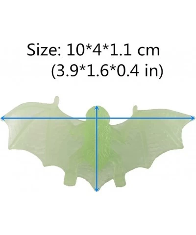 10 Pieces Glow in The Dark Fake Bats Wall Decor Night Light Illusion Luminous Realistic Plastic Fake Bats Spooky Bats for Hal...