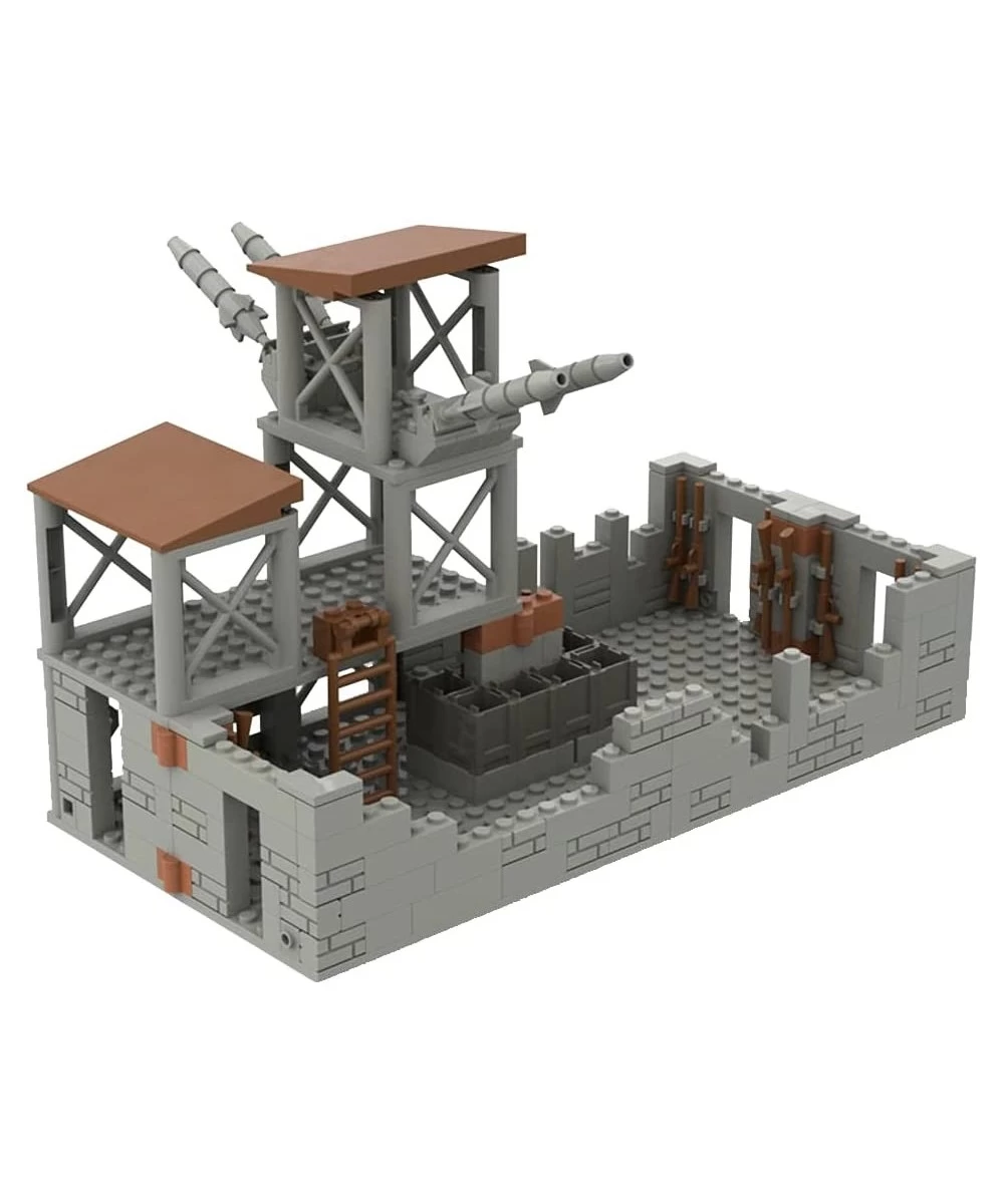 DIY Military Series Building Bricks Model Set Simulation Military War Scene Equipment Accessories (Military Base) $50.19 Toy ...