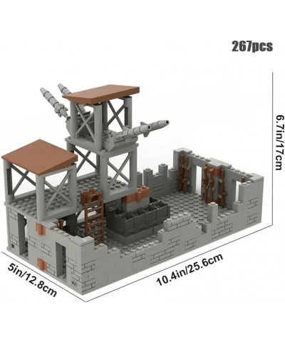 DIY Military Series Building Bricks Model Set Simulation Military War Scene Equipment Accessories (Military Base) $50.19 Toy ...