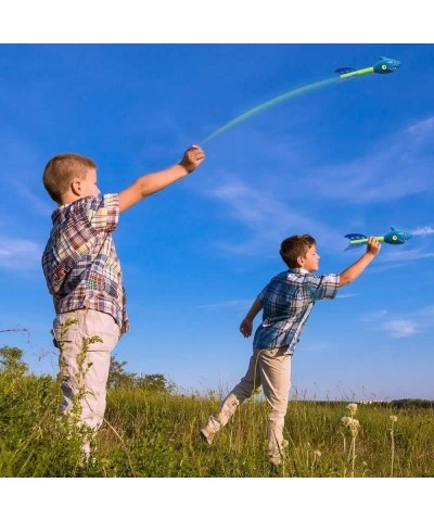 Shark Rockets for Kids Set of 2 Foam Flying Toys for Boys and Girls with Whistle Sound Beach Park and Backyard Outdoor Fun Co...