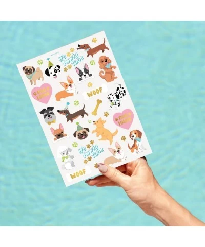 Dog Temporary Tattoos for Kids - 44 Glitter Styles | Animal Birthday Supplies Pet Lover Party Favors Woof Arts and Crafts $14...