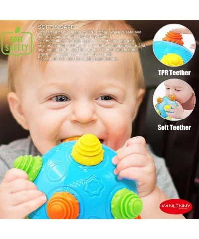 Toddlers Baby Music Shake Ball Toy- Bumble Ball for Babies Dancing Bumpy & Interactive Sounds Crawl Ball Toy Baby Rattle Boun...