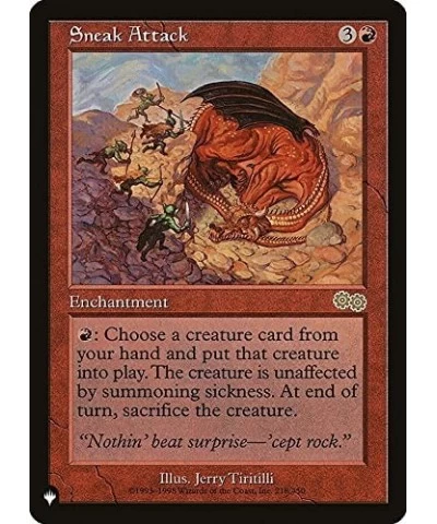 Magic: the Gathering - Sneak Attack - The List $39.69 Trading Cards & Accessories