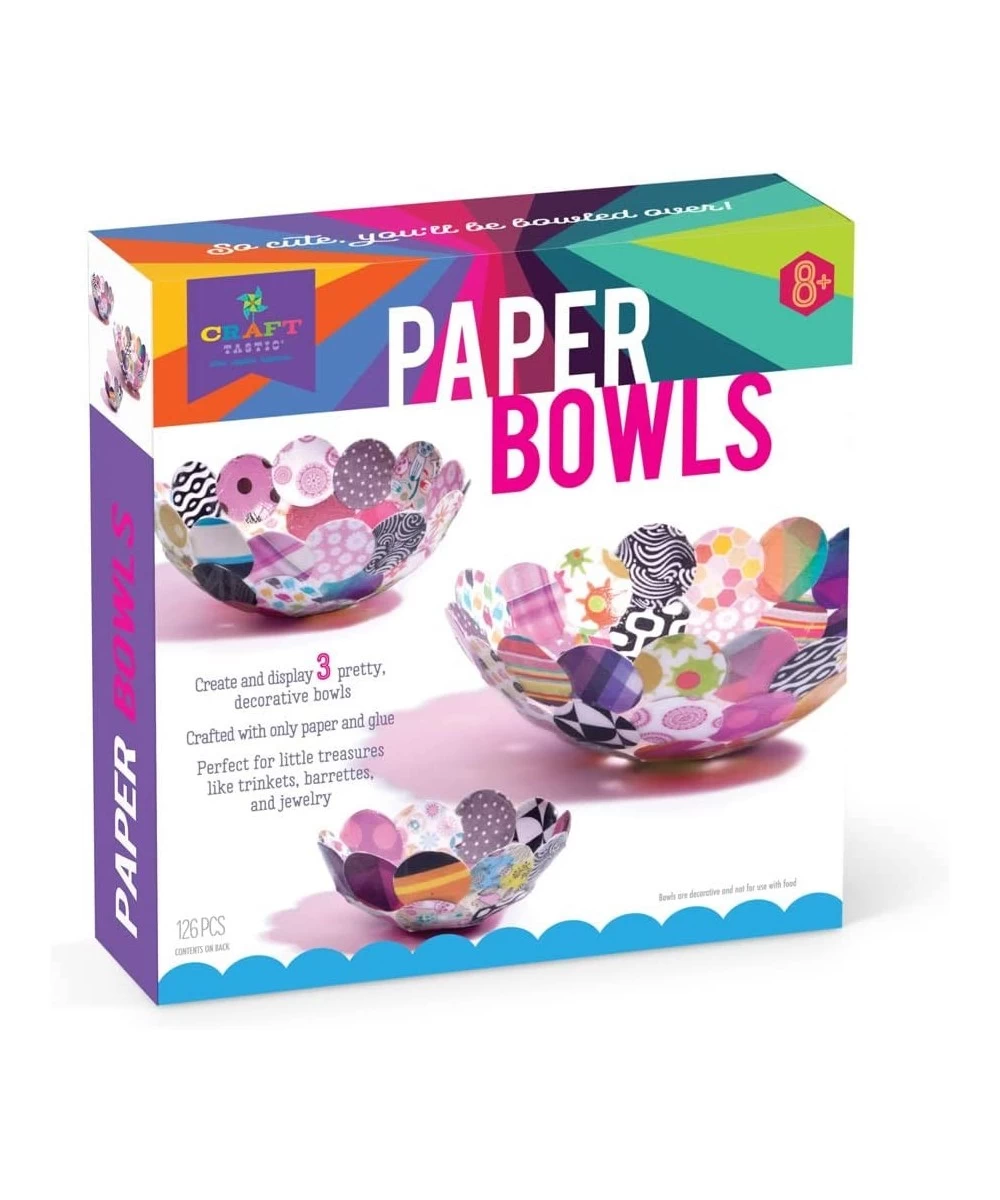 – Paper Bowl Kit – Craft Kit Makes 3 Different-Sized Decorative Bowls $34.87 Craft Kits