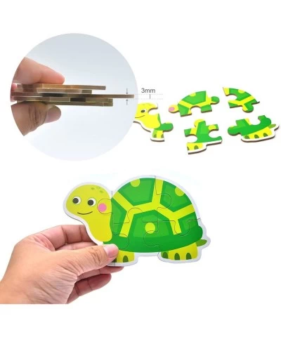 Puzzle for Toddlers - 6 Pack Beginner Safari Animals Toddler Puzzles Ages 3-6 Preschool Educational Learning Toys Floor Puzzl...