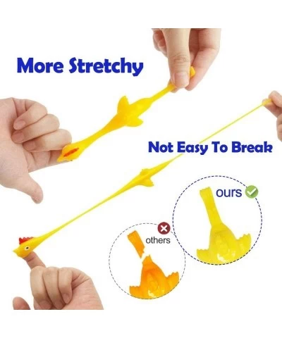 Slingshot Chicken Rubber Chicken Flick Chicken Flying Chicken Flingers Stress Gag Toys Rubber Chicken Slingshot Funny Christm...