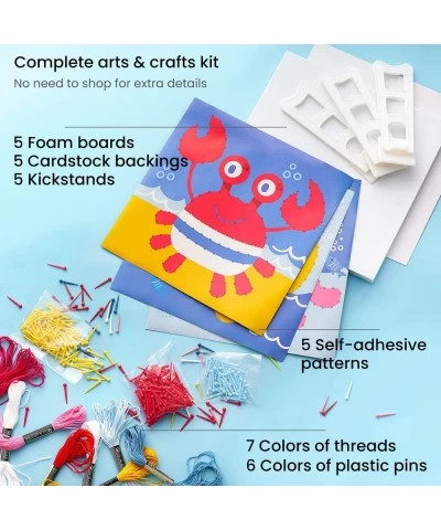 String Art Kit Set of 5 Sea Animal Designs Plastic Pushpins Art Supplies for Kids Craft Projects and Free Time Activities $38...