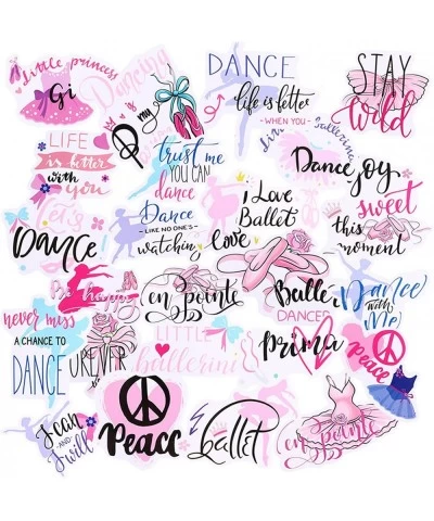 200 Pieces Ballet Stickers Dance Stickers Ballerina Stickers Ballet Decal Accessories for Girls Dance Stickers for Scrapbooki...