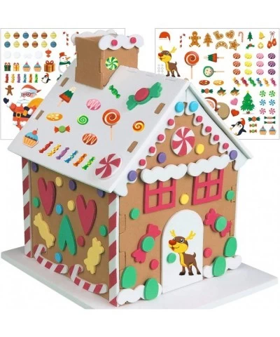 Make-A-Gingerbread House Scene Stickers 11 Sets Christmas Sticker Scene for Kids Christmas Holiday Activity $20.11 Kids' Stic...