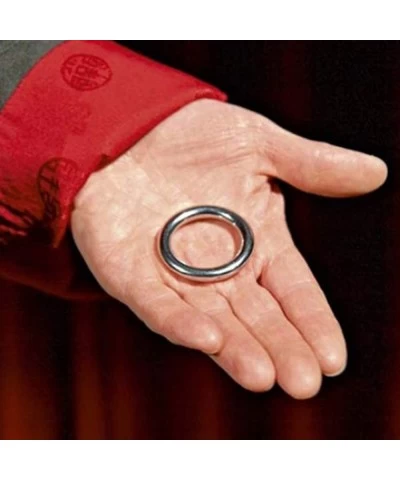 Ellis Ring Magic Tricks Comedy Close Up Magic Penetrate Vanish Magia Pass Through Magic Illusions Gimmick Props Magician $22....