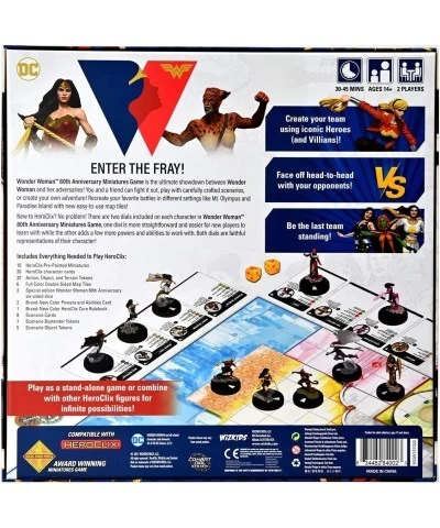 DC Comics HeroClix: Wonder Woman 80th Anniversary Miniatures Game $46.63 Board Games