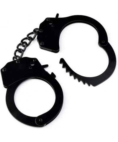 2 Pcs Metal Handcuffs with Keys for Cosplay Police Black Handcuffs Prop Dress Ball Party Cosplay for Kids $22.91 Kids' Dress-...