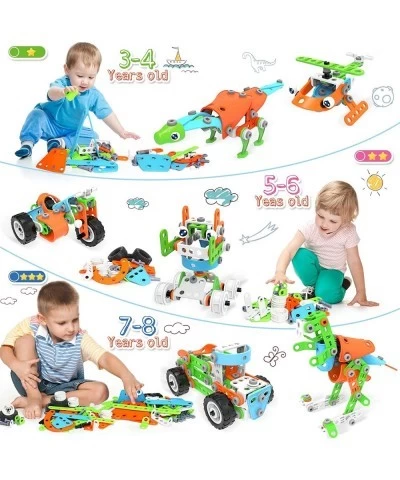 Building Blocks STEM Toys - 240 PCS Building Toy Kit 12-in-1 Educational Construction Set Creative Activities Games Learning ...