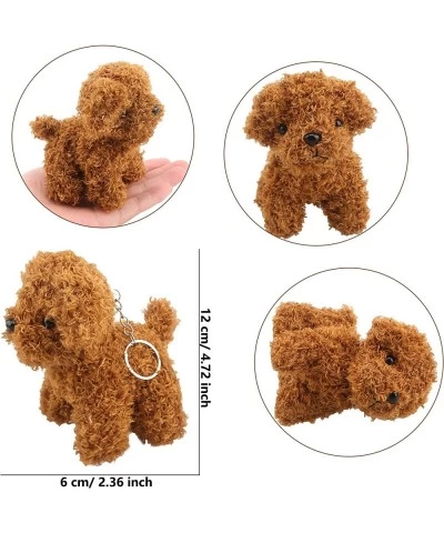 12 Pack Mini Teddy Dog Plush Stuffed Puppy Dog Animal Toy for Pendant Keychain Baby Shower Birthday Carnival Prizes Bag Fille...