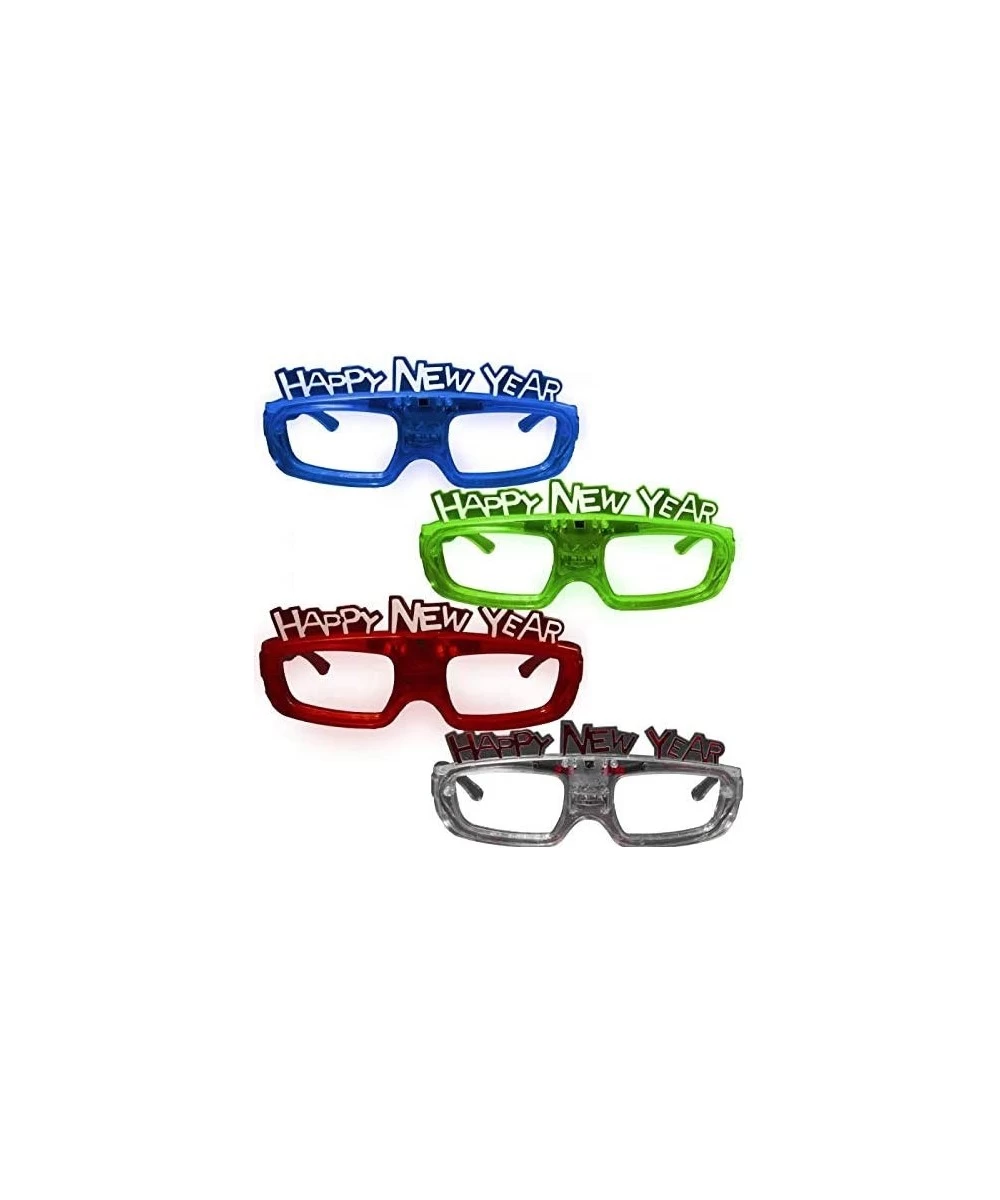 Set of 4 LED Light Up Happy New Year's Glasses $43.94 Kids' Party Favor Sets