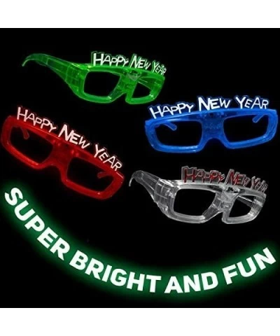 Set of 4 LED Light Up Happy New Year's Glasses $43.94 Kids' Party Favor Sets