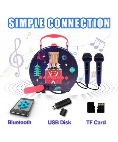 Karaoke Machine for Kids with 2 Microphones Children Singing Karaoke Speaker Toddler Sing Along Box for Boys Girls 3-12 Years...