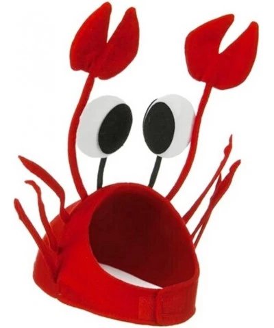 Crab Hat Cap Halloween Funny Party Hats for Halloween Christmas Easter Party Decoration $17.71 Kids' Party Hats