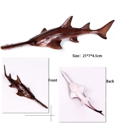 Sawfish Figures - Realistic Animal Figures Pretend Play Toy - Learning Educational Toy Christmas Birthday Gift Cake Topper Te...