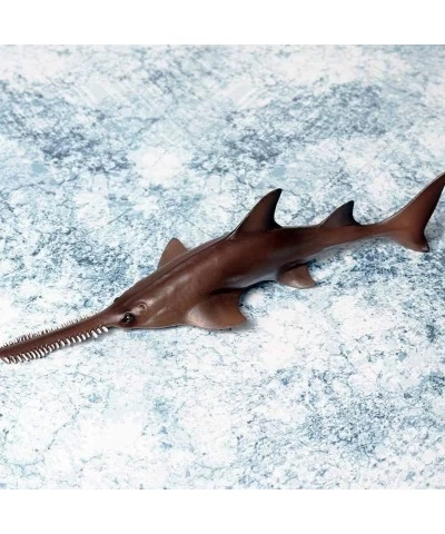 Sawfish Figures - Realistic Animal Figures Pretend Play Toy - Learning Educational Toy Christmas Birthday Gift Cake Topper Te...