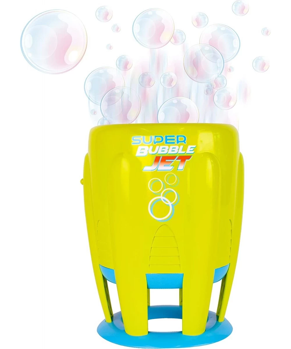 Maxx Bubbles Super Bubble Jet | Green Automatic Bubble Blowing Machine for Kids | Bubble Solution Included - Sunny Days Enter...