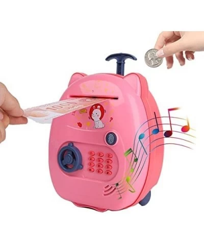 Piggy Bank ATM Piggy Bank for Real Money Auto Scroll Paper Money Saving Box Coin Bank with Safe Password Best Gifts for Girls...