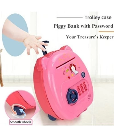 Piggy Bank ATM Piggy Bank for Real Money Auto Scroll Paper Money Saving Box Coin Bank with Safe Password Best Gifts for Girls...