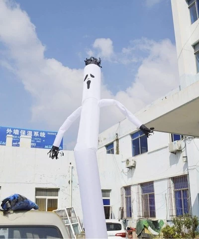 20ft Sky Wind Puppet Dancer Inflatable Arm Flailing Tube Man Wind Flying Dancing Man for Advertising (White (No Blower)) $91....