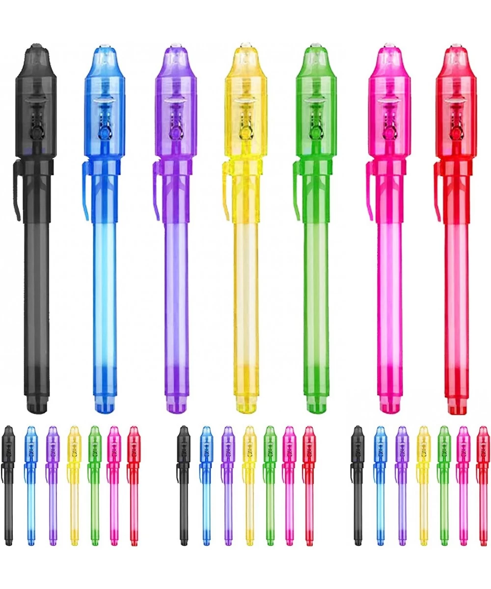 Invisible Ink Pen 28Pcs Invisible Disappearing Ink Pen with uv Light Fun Activity Entertainment for Secret Message Spy Pen $3...