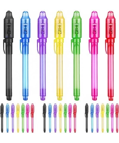 Invisible Ink Pen 28Pcs Invisible Disappearing Ink Pen with uv Light Fun Activity Entertainment for Secret Message Spy Pen $3...