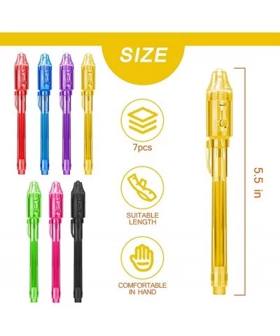 Invisible Ink Pen 28Pcs Invisible Disappearing Ink Pen with uv Light Fun Activity Entertainment for Secret Message Spy Pen $3...