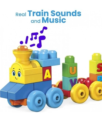 Bloks First Builders ABC Musical Train with Big Building Blocks Building Toys for Toddlers (50 Pieces) $35.25 Early Developme...