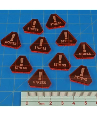 Space Fighter Stress Tokens Fluorescent Amber (10) $16.32 Game Accessories