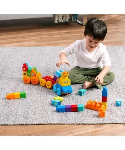 Bloks First Builders ABC Musical Train with Big Building Blocks Building Toys for Toddlers (50 Pieces) $35.25 Early Developme...