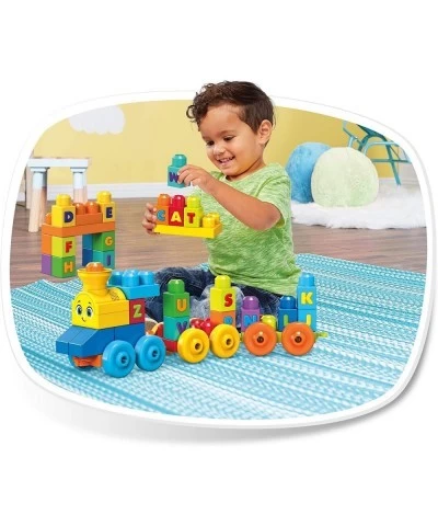 Bloks First Builders ABC Musical Train with Big Building Blocks Building Toys for Toddlers (50 Pieces) $35.25 Early Developme...