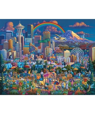 Dowdle Jigsaw Puzzle - I Love Seattle - 1000 Piece $42.22 Jigsaw Puzzles