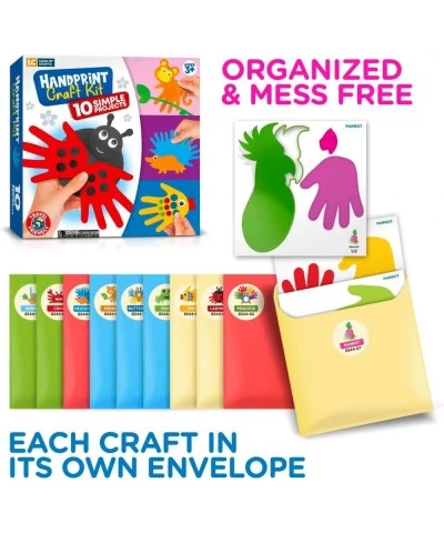 Arts and Craft Kit for Toddlers and Preschoolers Easy Crafts for Kids Ages 3-5 – Animal Craft Set Includes Supplies and Instr...