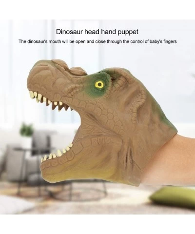 Dinosaur Hand Puppet Soft Plastic Dinosaur Toys Dinosaur Head Hand Puppet Toy Kids Parents Interactive Stories Role Play Inte...