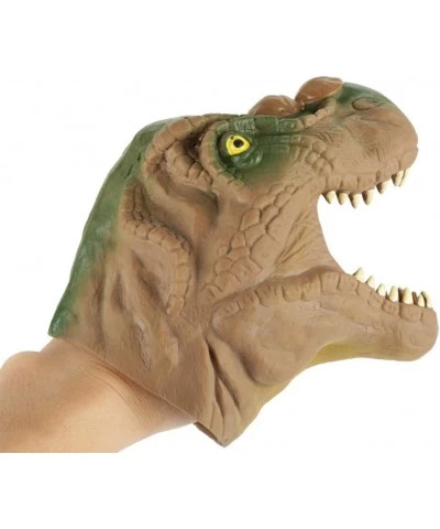 Dinosaur Hand Puppet Soft Plastic Dinosaur Toys Dinosaur Head Hand Puppet Toy Kids Parents Interactive Stories Role Play Inte...