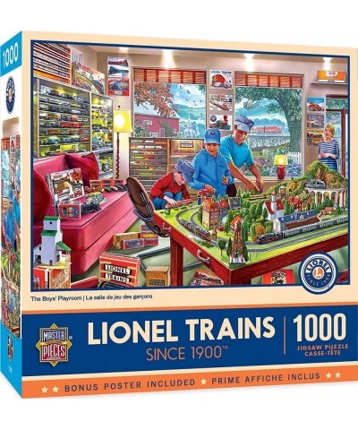 1000 Piece Jigsaw Puzzle for Adults Family Or Kids - The Boy's Playroom - 19.25"x26.75 $29.00 Jigsaw Puzzles