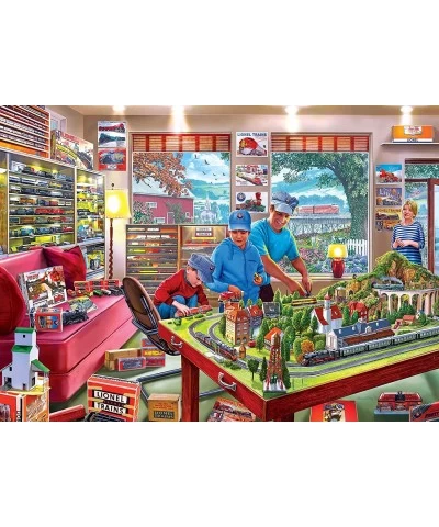 1000 Piece Jigsaw Puzzle for Adults Family Or Kids - The Boy's Playroom - 19.25"x26.75 $29.00 Jigsaw Puzzles