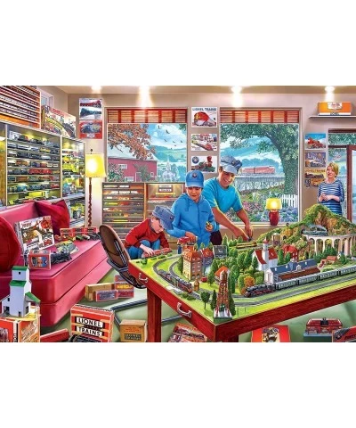 1000 Piece Jigsaw Puzzle for Adults Family Or Kids - The Boy's Playroom - 19.25"x26.75 $29.00 Jigsaw Puzzles