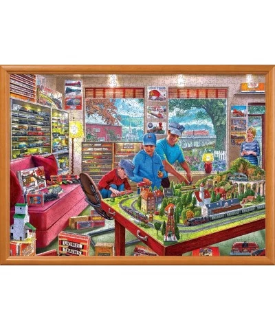 1000 Piece Jigsaw Puzzle for Adults Family Or Kids - The Boy's Playroom - 19.25"x26.75 $29.00 Jigsaw Puzzles