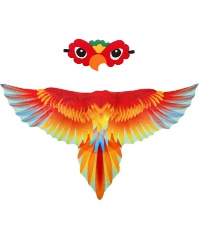 Bird-Costume-Parrot-Wings for Kids with Bird Headbands Boys Girls Eagle Dress-up Cape Halloween Party Favors Gifts $25.83 Kid...