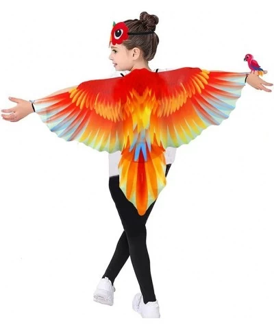 Bird-Costume-Parrot-Wings for Kids with Bird Headbands Boys Girls Eagle Dress-up Cape Halloween Party Favors Gifts $25.83 Kid...