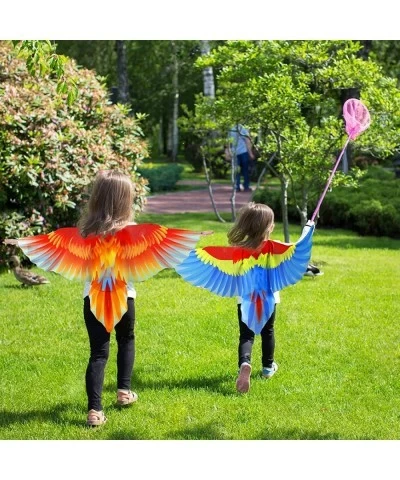 Bird-Costume-Parrot-Wings for Kids with Bird Headbands Boys Girls Eagle Dress-up Cape Halloween Party Favors Gifts $25.83 Kid...