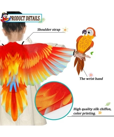 Bird-Costume-Parrot-Wings for Kids with Bird Headbands Boys Girls Eagle Dress-up Cape Halloween Party Favors Gifts $25.83 Kid...