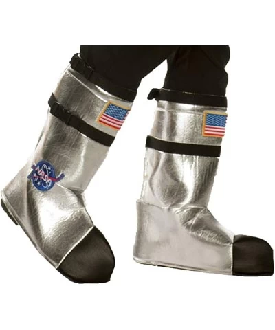 Kid's Children's Astronaut Boot Top Covers Costume - Silver Childrens Costume Silver One Size $26.39 Kids' Costumes